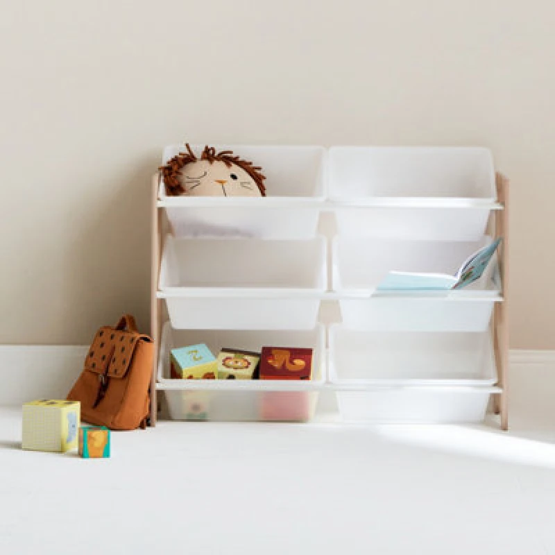 Image of sweeek Toy Storage Unit Light Brown