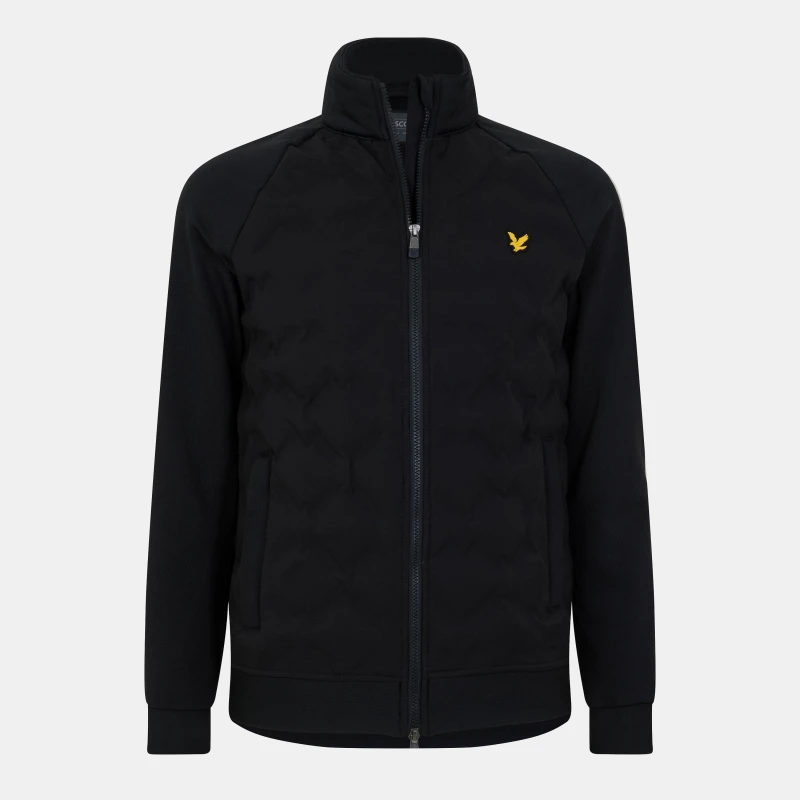 Image of Lyle and Scott Zip-Up Jacket - Black XS