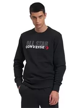 Image of Converse All Star Crew, Black, Size S, Men