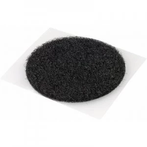 Image of Hook and loop stick on dot stick on Hook pad 35mm Black