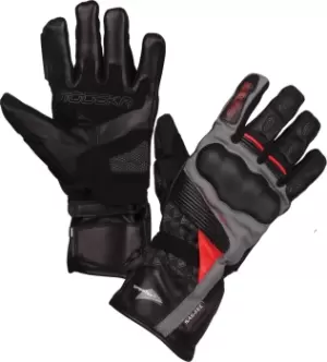 image of Modeka Panamericana Motorcycle Gloves, black-red, Size 3XL, black-red, Size 3XL