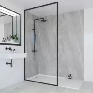 Image of Multipanel Linda Barker Bathroom Wall Panel Unlipped 2400 X 598mm Soapstone Stellar