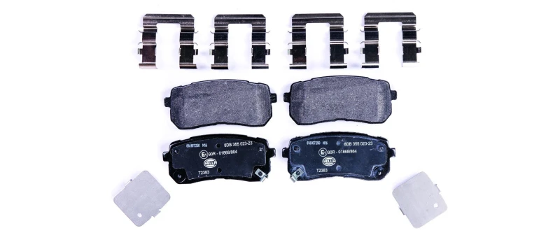Image of HELLA Brake pad set HELLA 8DB 355 023-231