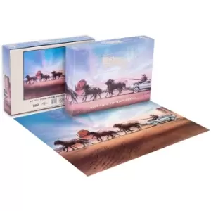Image of Back To The Future 3 Adventure Through Time 1000pc Puzzle - Zavvi Exclusive