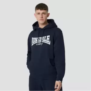 image of Lonsdale Essentials Logo Hoodie - Blue