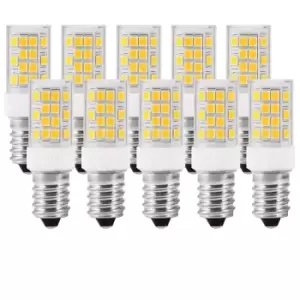 Image of Cool White E14 4W Dimmable Capsule LED Bulb, Pack of 10
