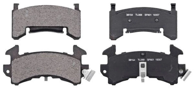 Image of A.B.S. 38154 Brake pad set with acoustic wear warning Brake Pad Set,disc brake (402)
