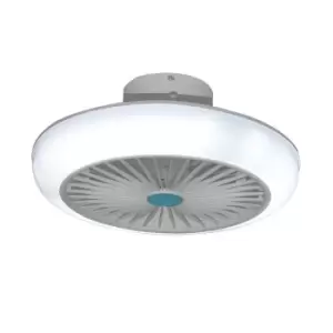 image of Iris Dimmable LED DC Ceiling Fan 36W 3CCT RGB with speaker