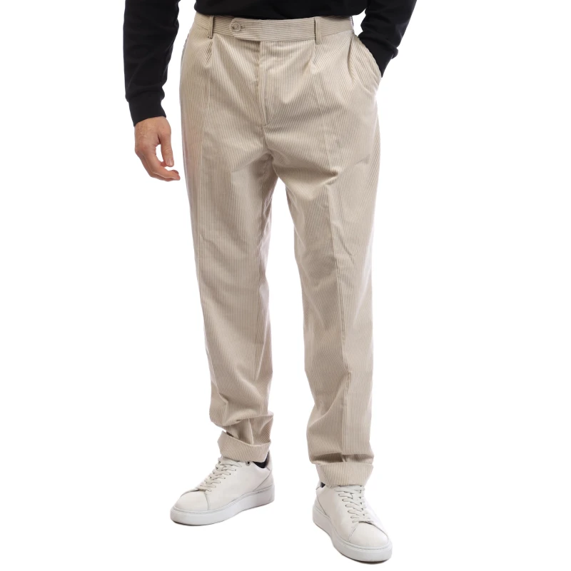 Image of Boss Mens Perin Pl Straight Leg Trousers Open White male 28