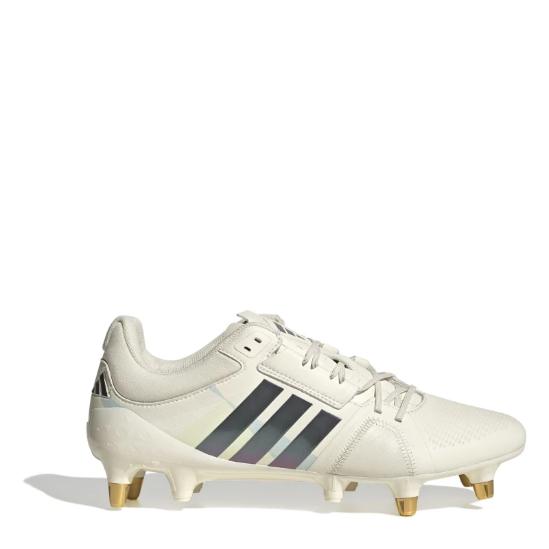 Image of adidas RS15 Avaglide Womens Soft Ground Rugby Boots White/Black female 4 (36.7)