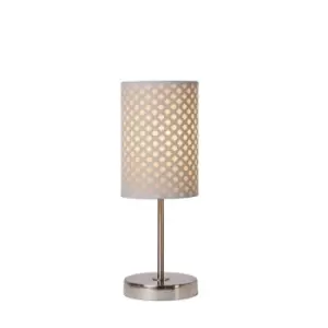 Image of Lucide Moda Cottage Table Lamp 13cm 1xE27 White