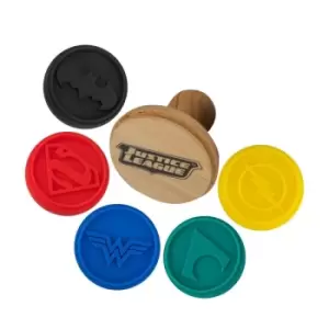 Image of Justice League Cookie Stamp Logos