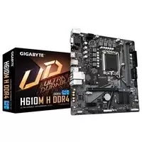 Image of Gigabyte H610M H - Intel H610 DDR4 Micro ATX Motherboard