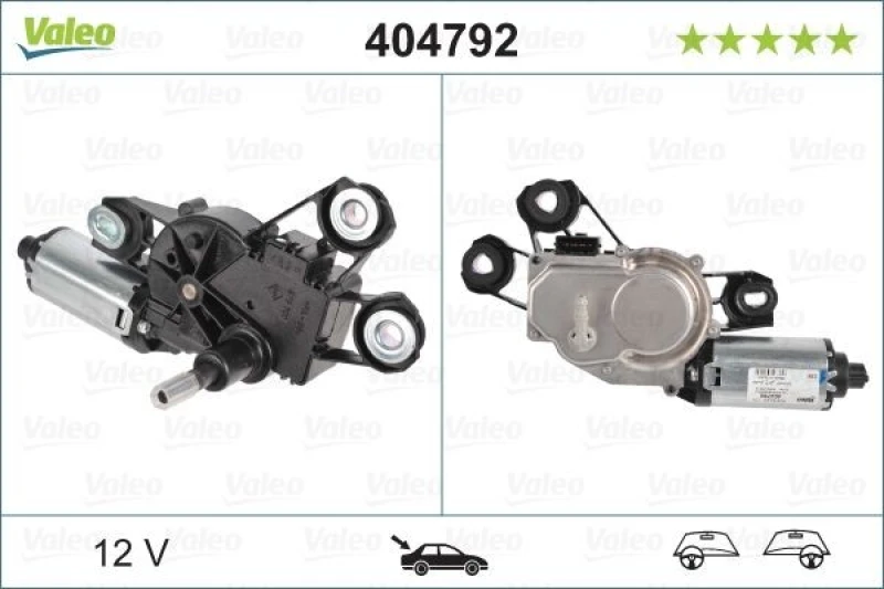 Image of Wiper motor VALEO 404792