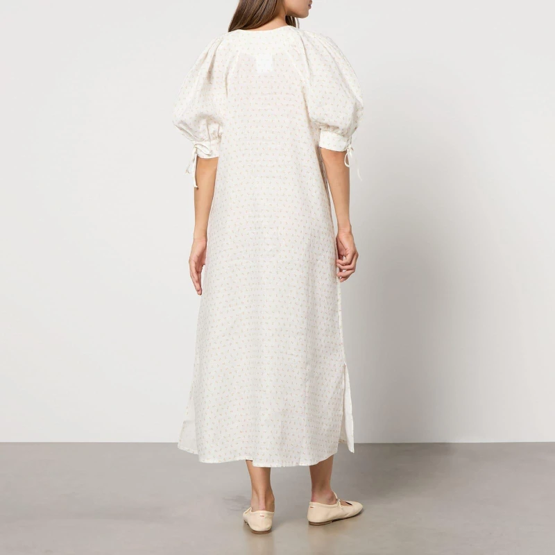 Image of Sleeper Garden Linen Dress Rose female XS
