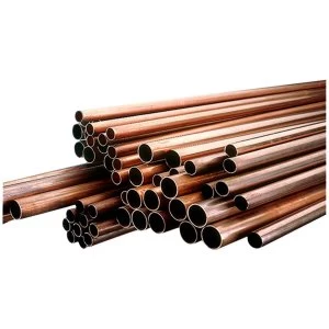 Wickes Copper Tube 22mm x 3m Pack 10