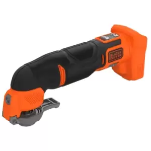 image of BLACK+DECKER 18V Cordless Oscillating Multi Tool with 18 Accessories (no battery included) (BDCOS18N-XJ)