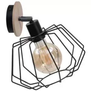 Image of Keter Soho Wall Lamp Wood, 25cm, 1x E27