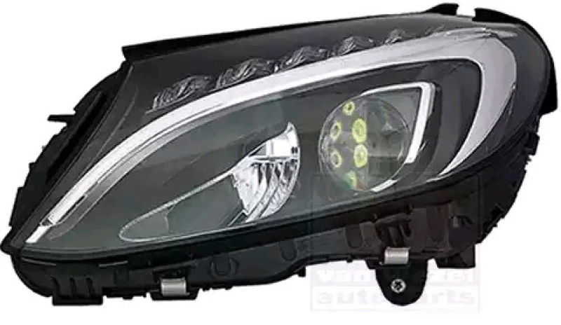 Image of VAN WEZEL 2924963M Headlights LED, without control unit, Left, without motor for headlamp levelling Headlight (259)
