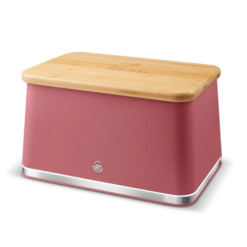 Image of Swan Nordic Bread Bin Fuchsia Rose unisex Medium
