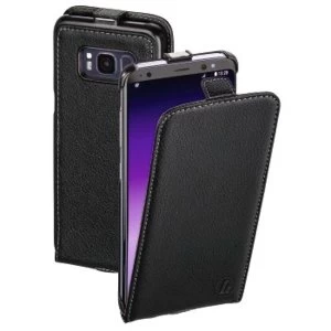 Image of Hama - Smart Case Flap Case for Samsung Galaxy S8 +, Black - Leather (Upper Material) (1 Accessories)