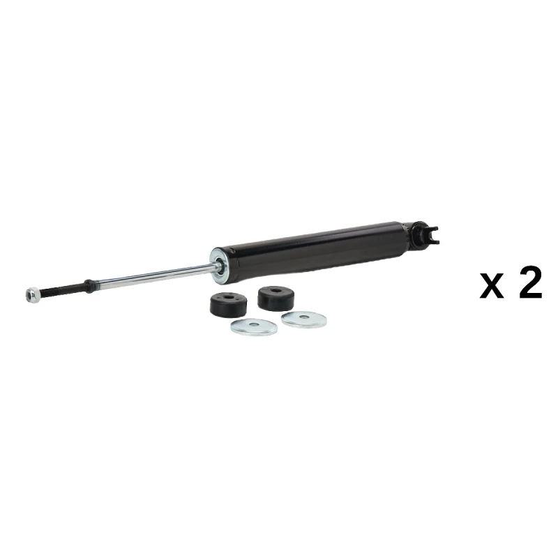 Image of RIDEX 854S21303 Shock absorber Rear Axle, Gas Pressure, Monotube, Absorber does not carry a spring, Top pin Shock Absorber (854)