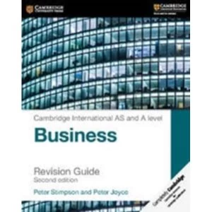 Image of Cambridge International AS and A Level Business Revision Guide