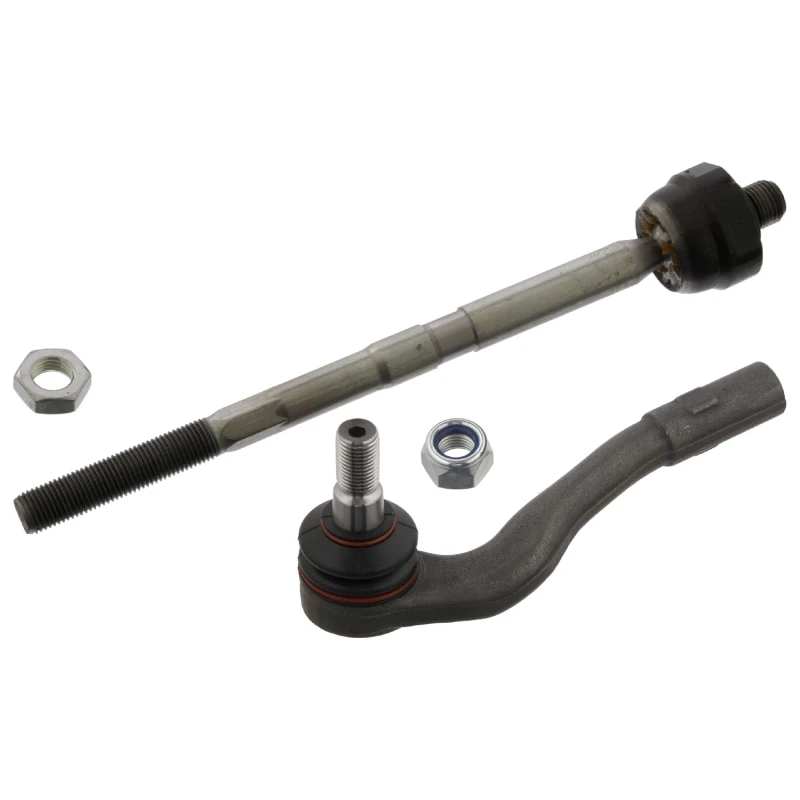 Image of FEBI BILSTEIN 40248 Tie Rod Front Axle Left, with lock nut Rod Assembly (284)