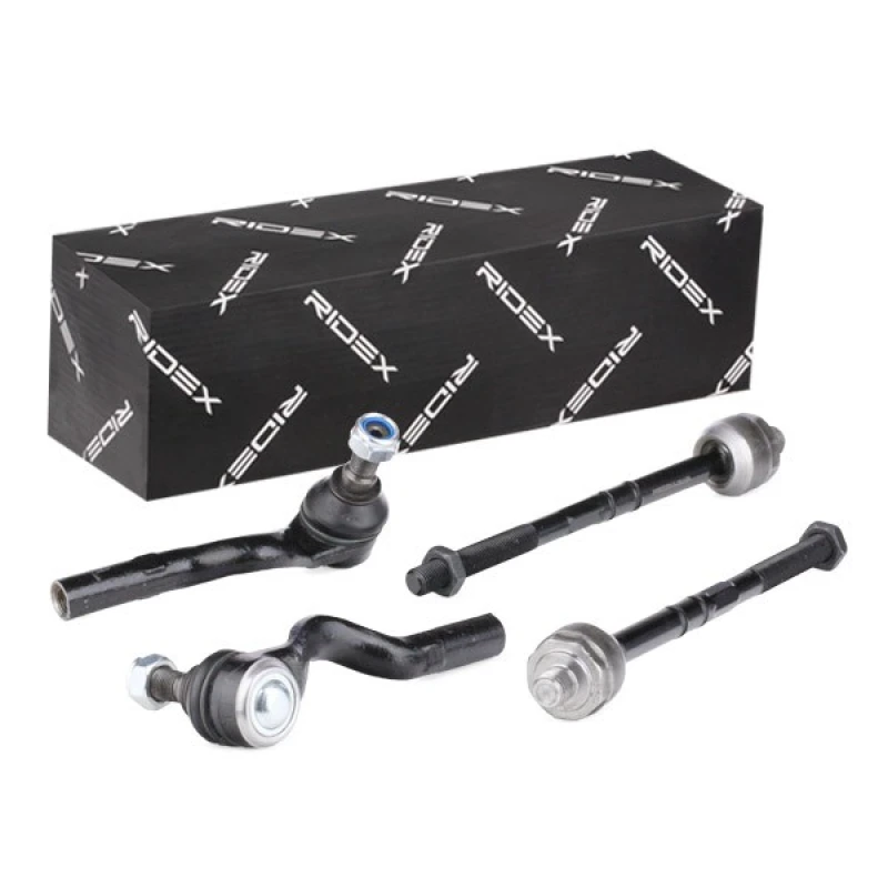 Image of RIDEX 770T0036 Repair Kit, tie rod with axle joint, Front Axle Right Repair Kit,tie rod (770)