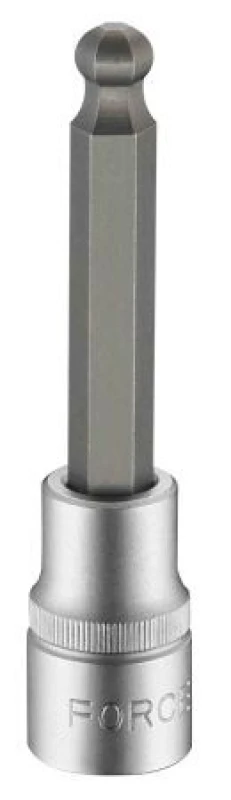 Image of FORCE 34510006 Screwdriver Bit Hexagon Socket, Square Drive Tang Size: 12.5 (1/2")mm (inch) Screwdriver Bit (5514)