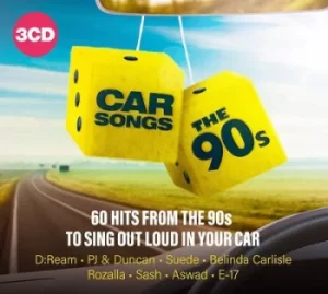 Image of Car Songs of the 90s by Various Artists CD Album