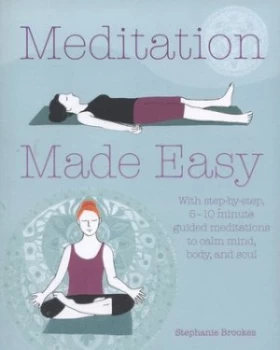 Image of Meditation Made Easy by Stephanie Brookes Book