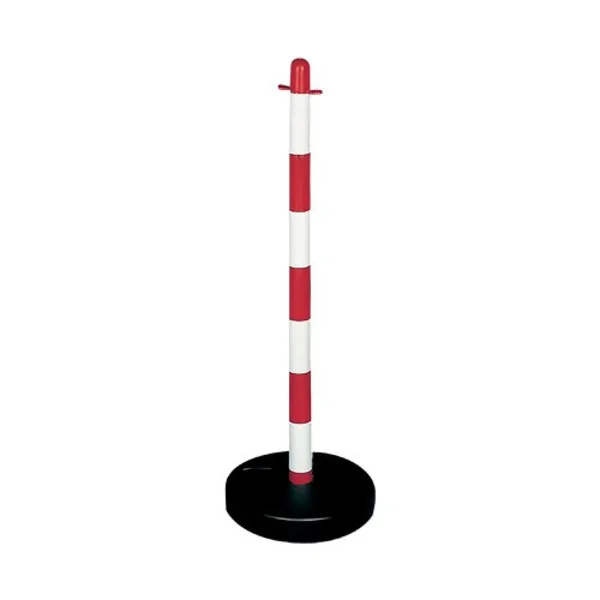 Image of JSP Demarcation Barrier Chain Support Post Red/White 404046 404046