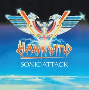 image of Hawkwind Sonic Attack LP blue