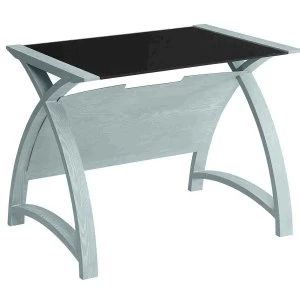 Jual Helsinki Curve Grey Ash/Glass Laptop Desk 900