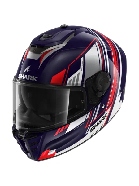 Image of Shark Spartan RS Byhron Blue White Chrom BWU Full Face Helmet M