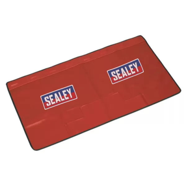 image of Sealey VS856 Wing Cover with 4 Pockets Workshop Magnetic