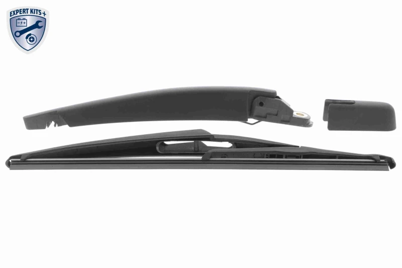 Image of VAICO V30-3035 Wiper Arm Set, window cleaning with integrated wiper blade GRP (Glass fibre Reinforced Plastic), PBT Wiper Arm Set,window cleaning (654