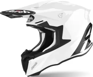 Image of Airoh Twist 2.0 Color Motocross Helmet, white Size M white, Size M
