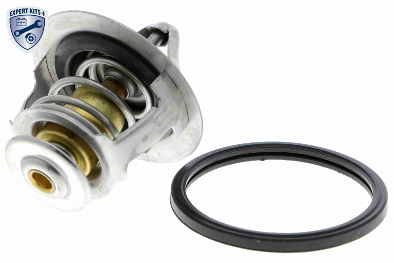 Image of VEMO V20-99-1281 Engine thermostat Opening Temperature: 82°C, with gasket/seal Thermostat,coolant (316)