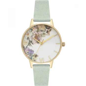 Image of Enchanted Garden Sage & Gold Watch