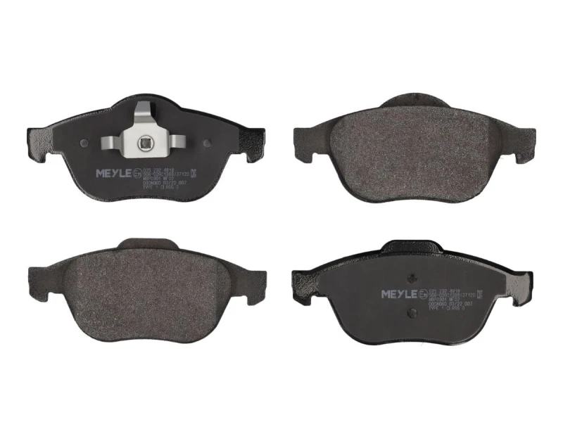 Image of MEYLE 025 232 4818 Brake pad set Front Axle, excl. wear warning contact, Original Quality, with anti-squeak plate Brake Pad Set,disc brake (402)