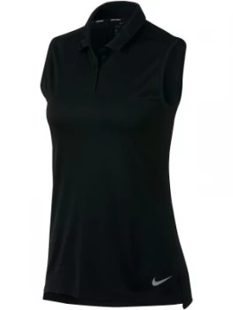 Nike Golf Dry Sleeveless Polo Black