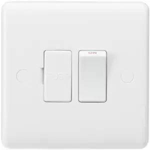 Image of MLA Knightsbridge Curved Edge 13A Switched Fused Spur Unit - CU6300