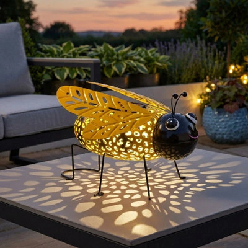 Image of Smart Solar Solar Silhouette Buzzy Bee, Multi 1050016
