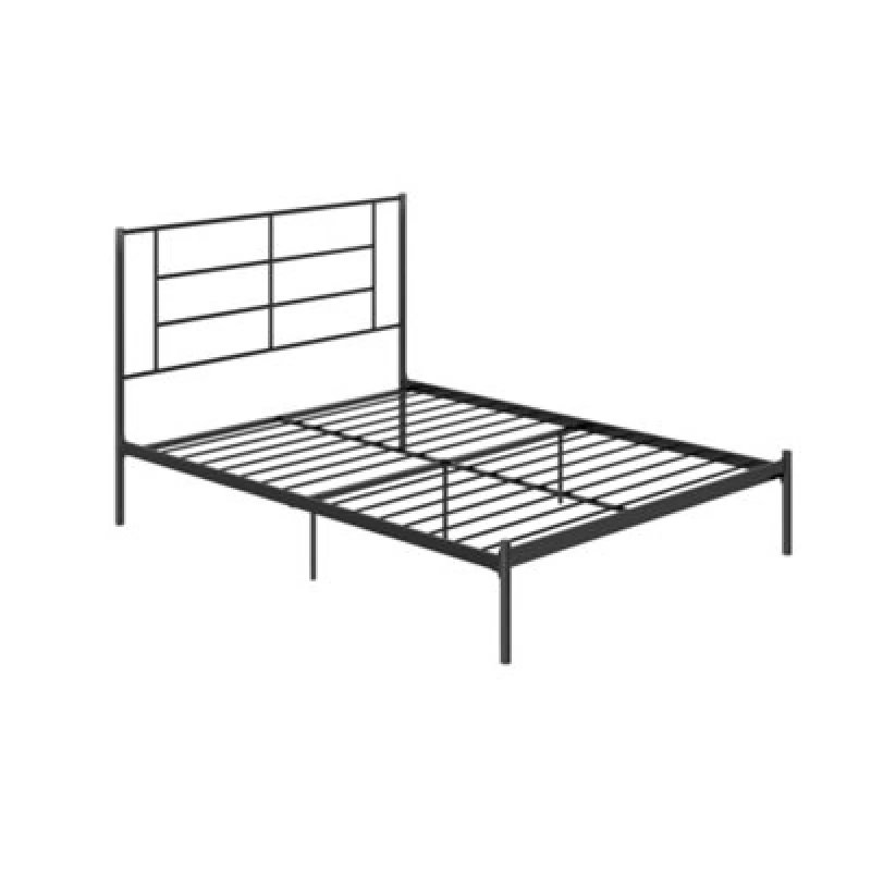 Image of Dorel Jensen Metal Bed Black King, Black 4478039QEUK