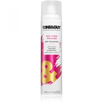 image of Toni & Guy Glamour Sky High Volume Dry Shampoo 250ml