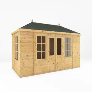 Mercia 12ft x 6ft Premium Clover Summerhouse - Including Installation