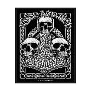 Image of Amon Amarth - Three Skulls Standard Patch