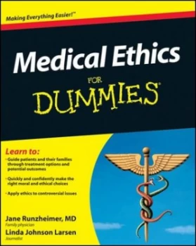 Image of Medical Ethics for Dummies by Jane Runzheimer Paperback